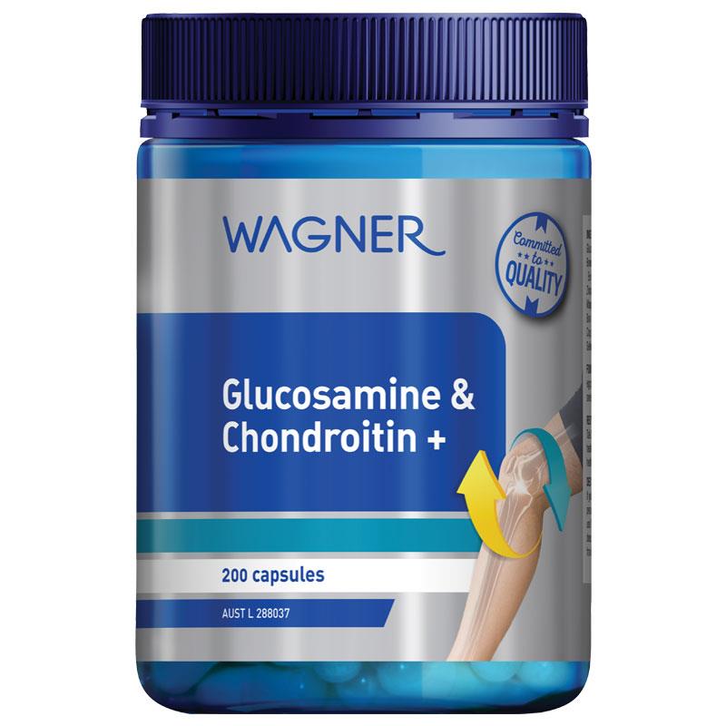 [Expiry: 01/2026] Wagner Glucosamine & Chondroitin + 200 Capsules