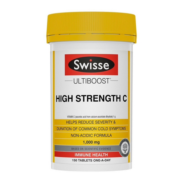 Swisse Ultiboost High Strength Vitamin C 150 Tablets June 2025