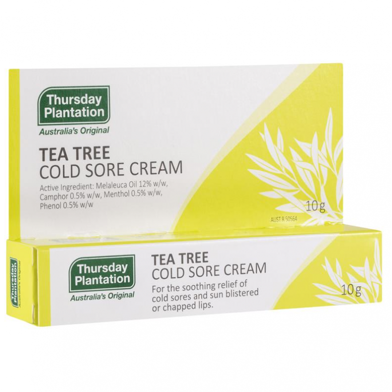 Thursday Plantation Tea Tree Cold Sore Cream 10g July 2024