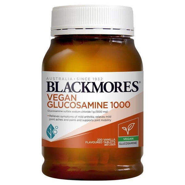 [CLEARANCE: 09/05/2024] Blackmores Vegan Glucosamine 1000 200 Tablets