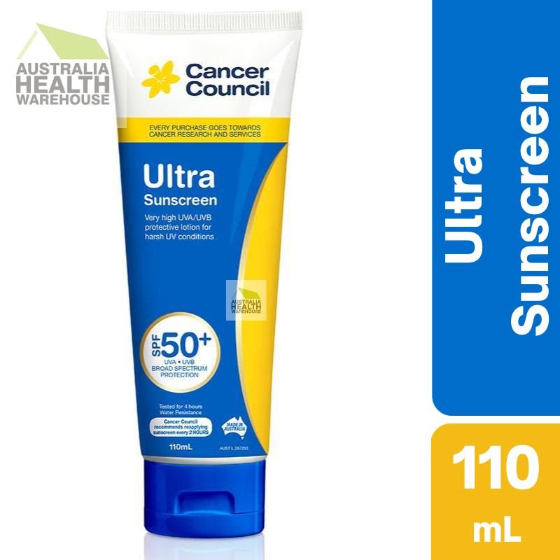 Cancer Council Ultra Sunscreen SPF 50+ Tube 110mL May 2025