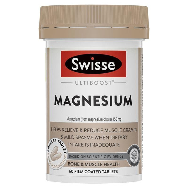 Swisse Ultiboost Magnesium 60 Tablets June 2026
