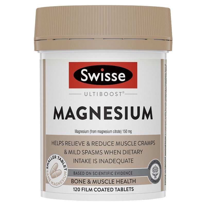 Swisse Ultiboost Magnesium 120 Tablets October 2025