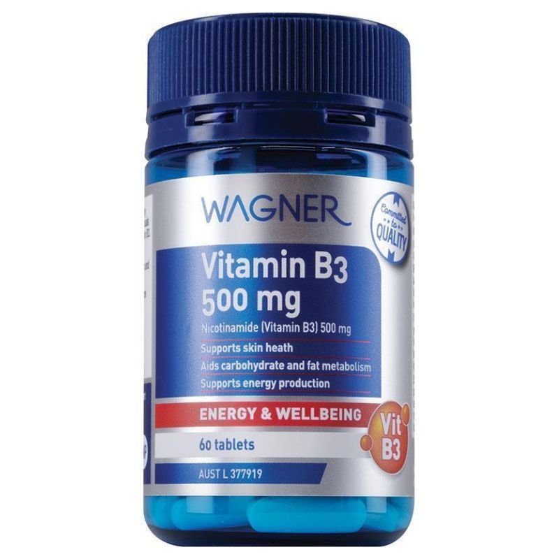 Wagner Vitamin B3 500mg 60 Tablets February 2025