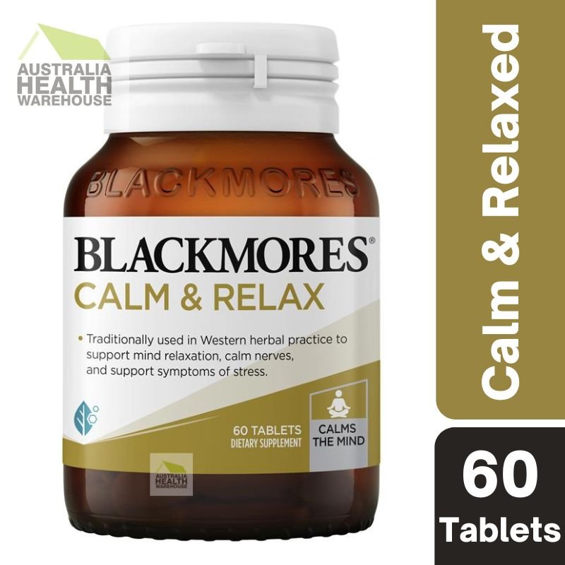 Blackmores Calm & Relax 60 Tablets October 2025