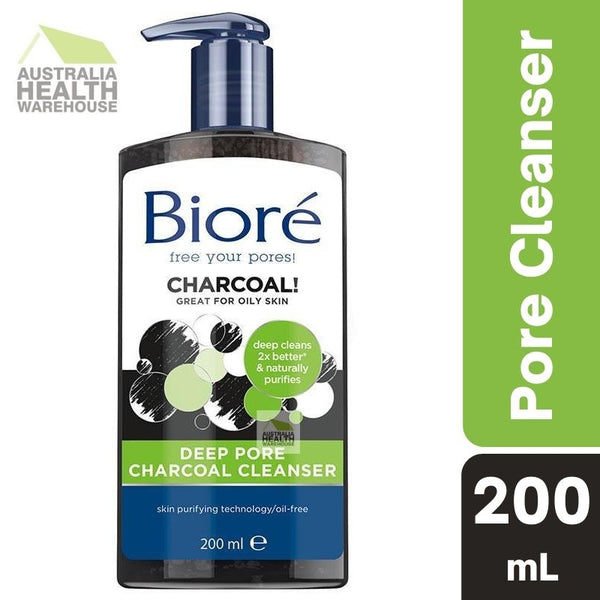 Biore Deep Pore Charcoal Cleanser 200mL