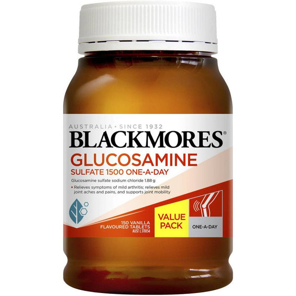 [Expiry: 11/2024] Blackmores Glucosamine Sulfate 1500 One-A-Day 150 Tablets