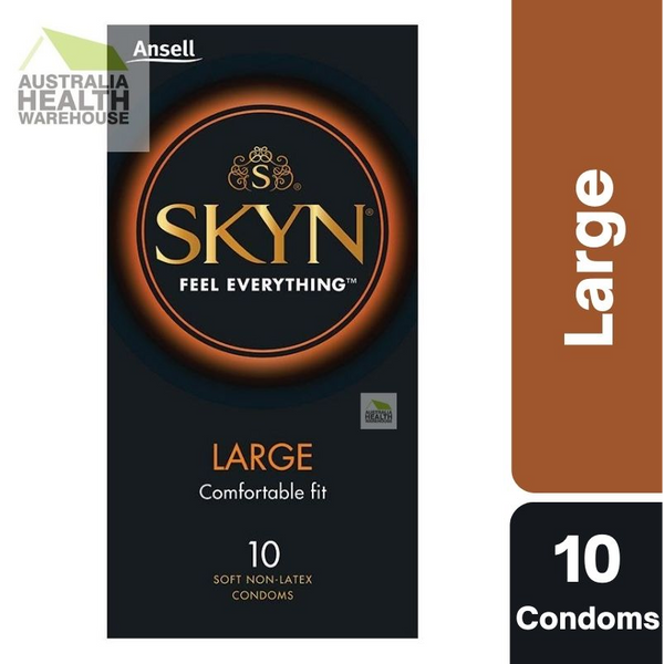 Ansell SKYN Large Condoms 10 Pack June 2024