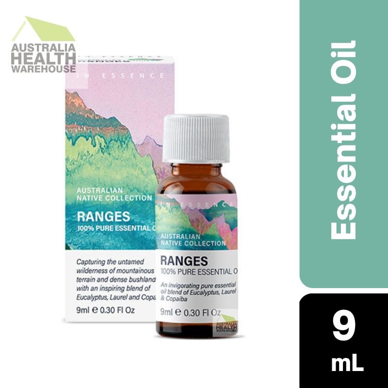 In Essence Australian Native Collection Ranges 100% Pure Essential Oil Blend 9mL August 2026