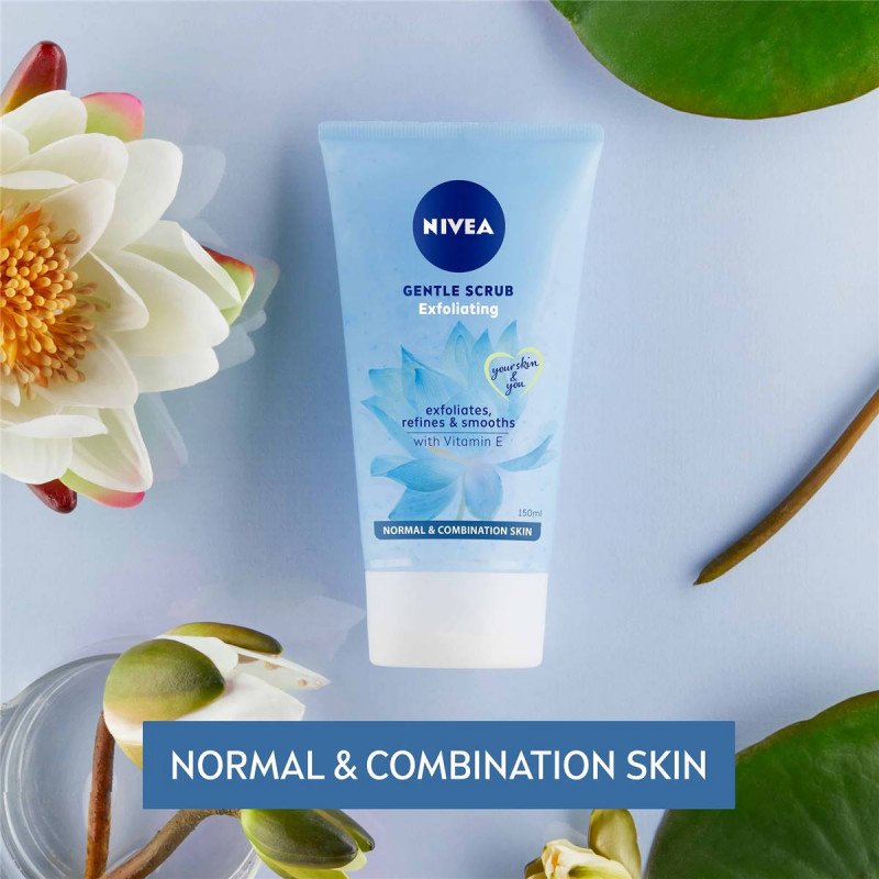 Nivea Exfoliating Gentle Face Scrub - Normal & Combination Skin 150mL