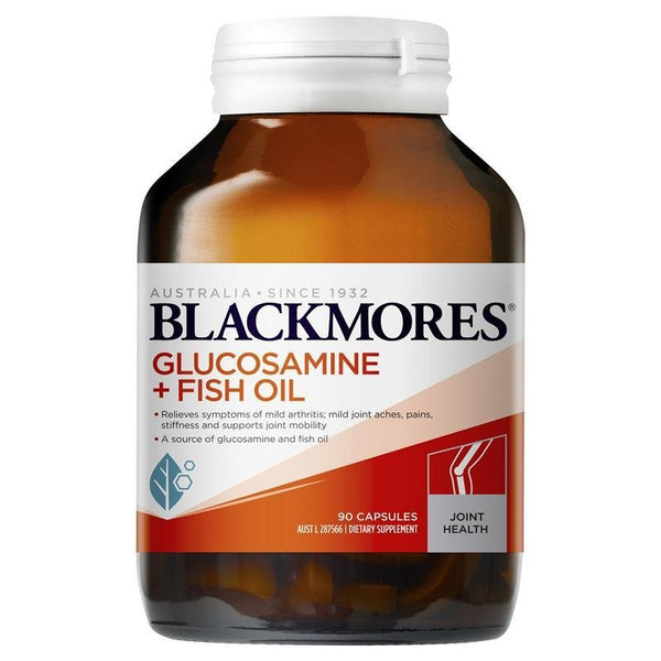 Blackmores Glucosamine + Fish Oil 90 Capsules April 2025