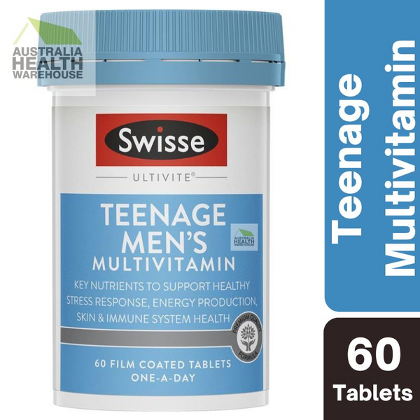 [Expiry: 06/2025] Swisse Ultivite Teenage Men's Multivitamin 60 Tablets
