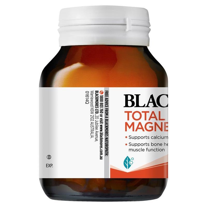 Blackmores Total Calcium & Magnesium + D3 60 Tablets