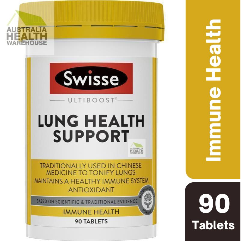 Swisse Ultiboost Lung Health Support 90 Tablets November 2025