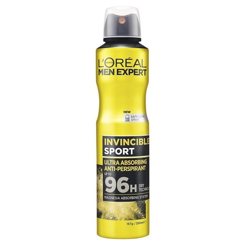 L'Oreal Men Expert Invincible Sport Anti-Perspirant Deodorant Spray 250mL