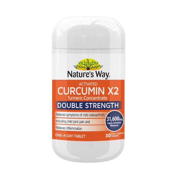 Nature's Way Activate Curcumin Double Strength One-A-Day 30 Tablets  July 2024