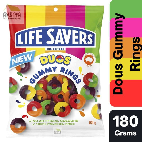 [EXP: 29/05/24] Lifesavers Duos Gummy Rings 180g