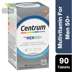 [Expiry: 06/2025] Centrum For Men 50+ Multivitamin 90 Tablets