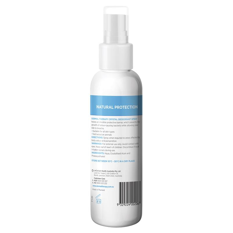 Dermal Therapy Crystal Deodorant Spray 120mL
