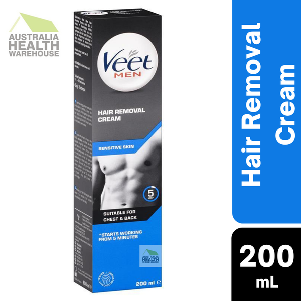 Veet For Men Hair Removal Cream - Sensitive Skin 200mL April 2025