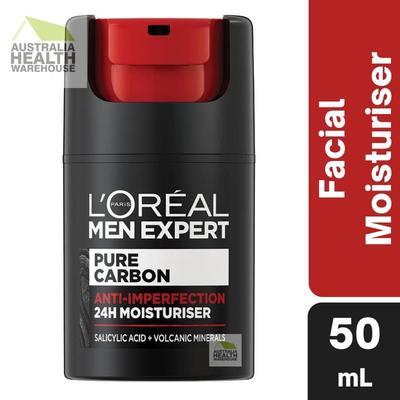 L'Oreal Men Expert Pure Carbon 24 Hour Moisturiser 50mL