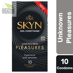Ansell SKYN Unknown Pleasures Condom 10 Pack April 2023