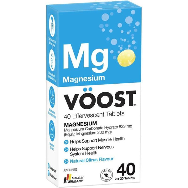 [Expiry: 07/2025] Voost Magnesium Effervescent  40 Tablets