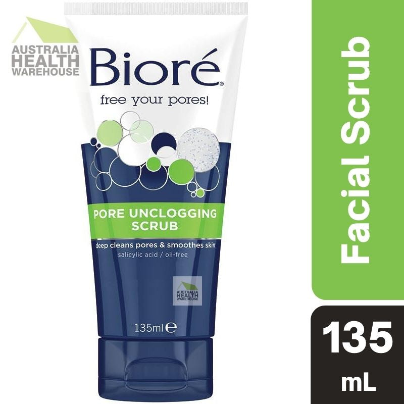 Biore Pore Unclogging Scrub 135ml