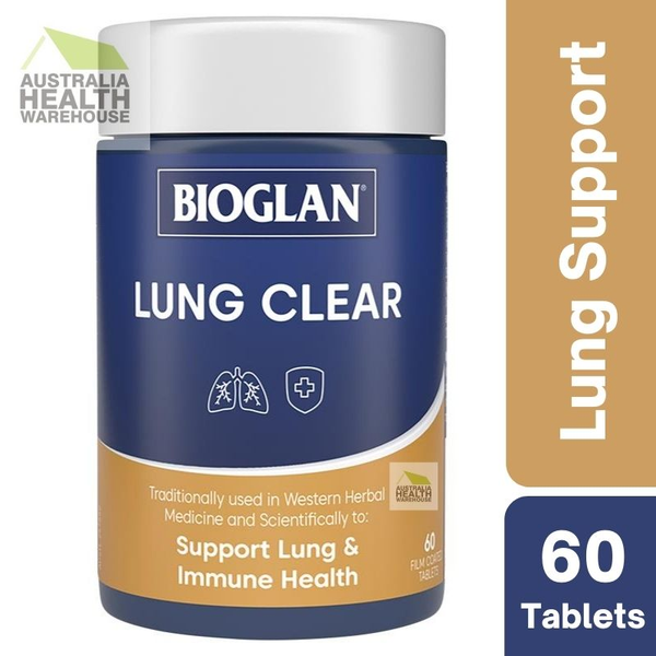 Bioglan Lung Clear 60 Tablets September 2025