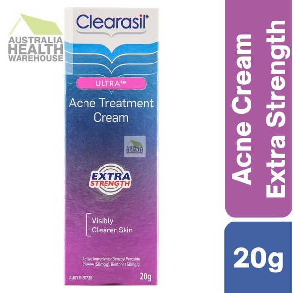 Clearasil Ultra Acne Treatment Cream – Extra Strength 20g May 2024