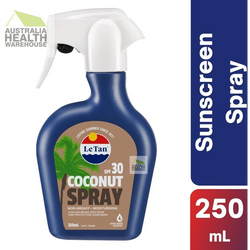 [Expiry: 03/2025] Le Tan  SPF 30+ Coconut Sunscreen Spray 250mL