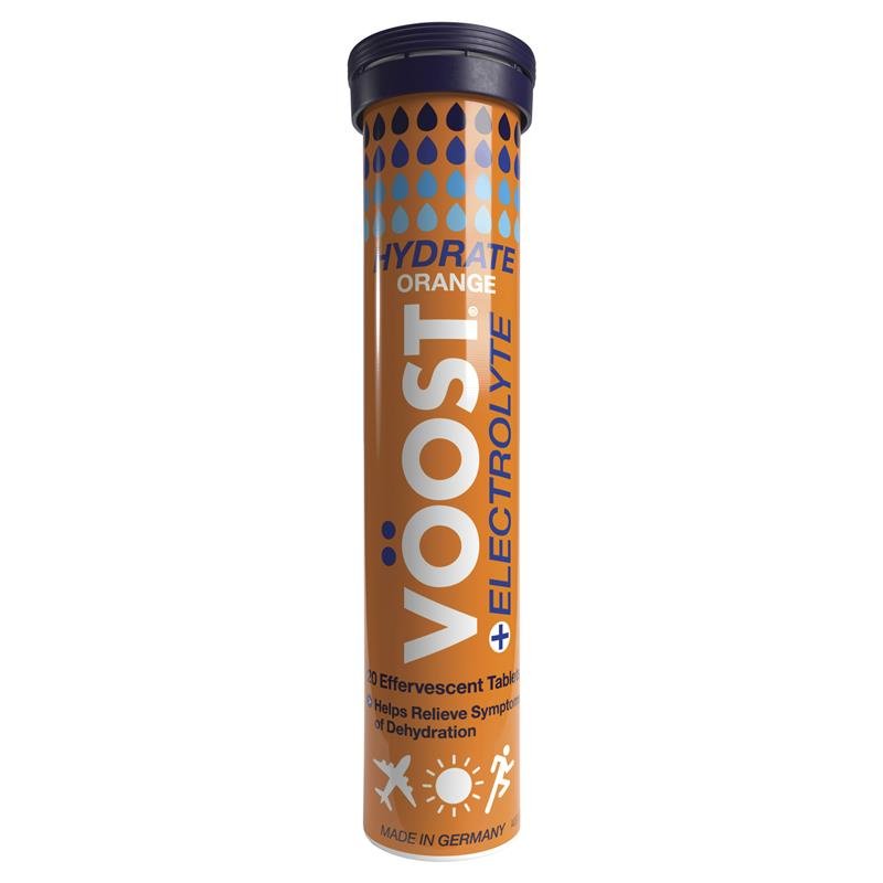 Voost Hydrate Orange Effervescent 60 Tablets March 2023