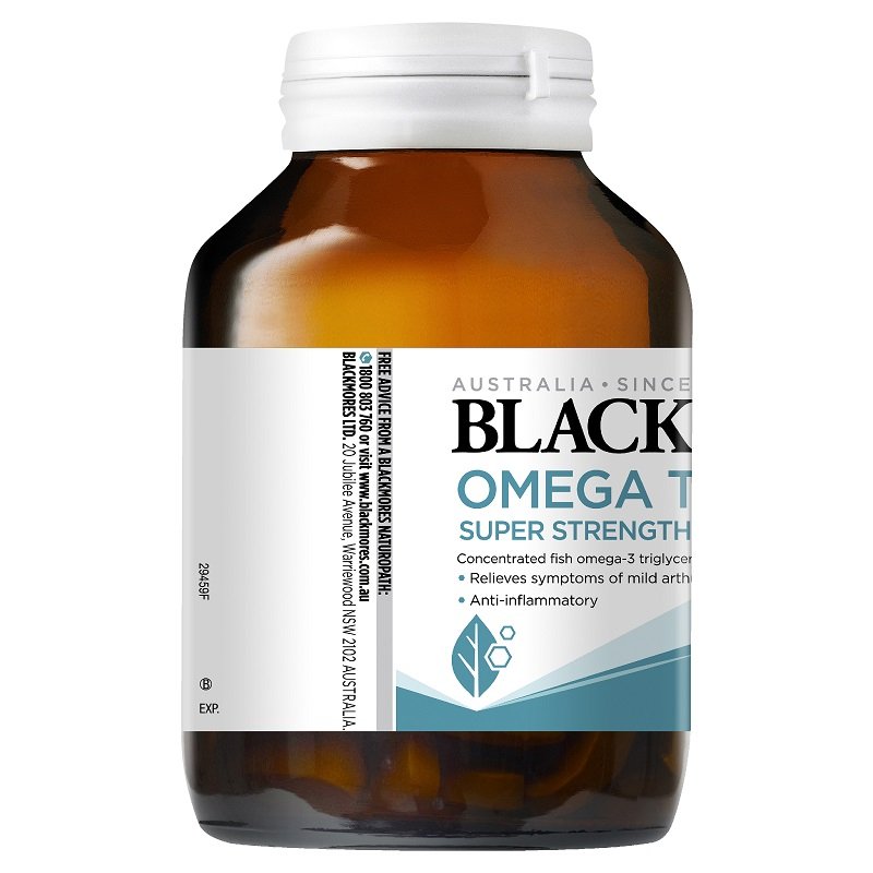 [Expiry: 03/2026] Blackmores Omega Triple Concentration Fish Oil 60 Capsules
