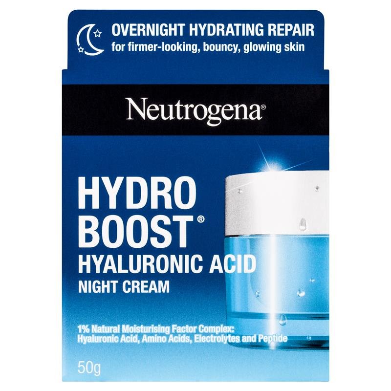 Neutrogena Hydro Boost Hyaluronc Acid Night Concentrate Cream 50g