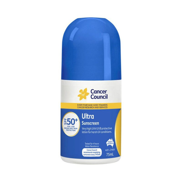 [Expiry: 07/2026] Cancer Council Ultra Sunscreen SPF 50+ Roll-On 75mL