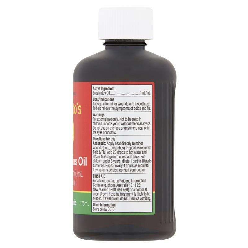 [Expiry: 05/2025] Bosisto’s Eucalyptus Oil 175mL
