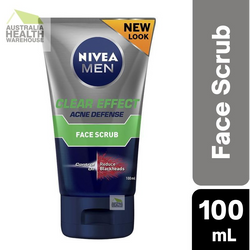 Nivea Men Clear Effect Acne Defense Facial Scrub 100mL