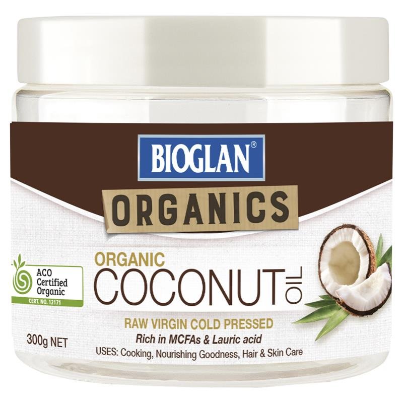 Bioglan Organic Coconut Oil 300g October 2024