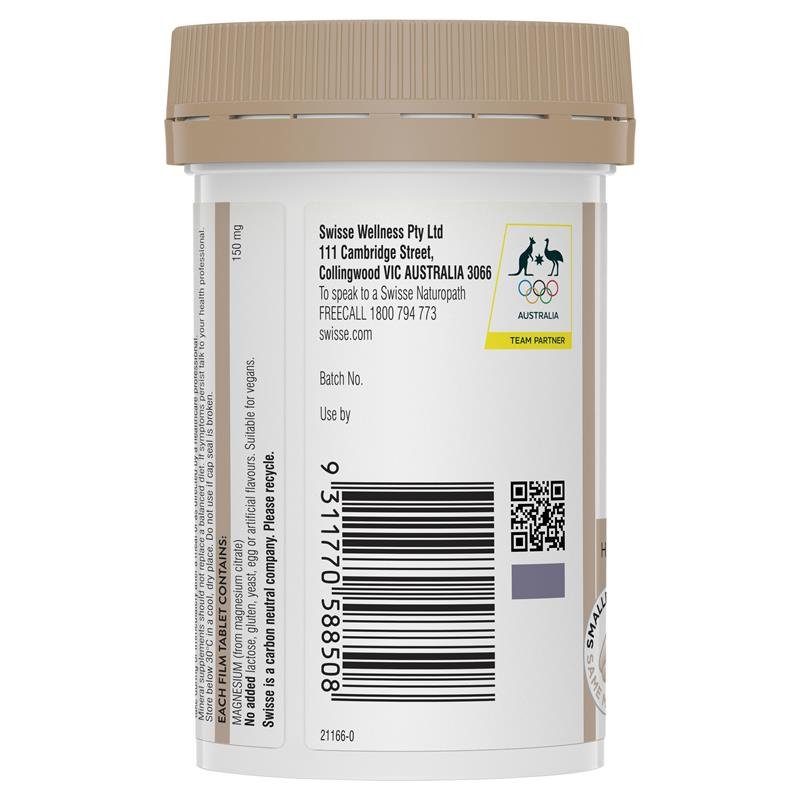 [Expiry: 06/2026] Swisse Ultiboost Magnesium 60 Tablets