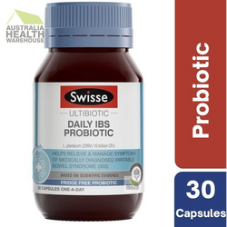 Swisse Ultibiotic Daily IBS Probiotic 30 Capsules August 2024