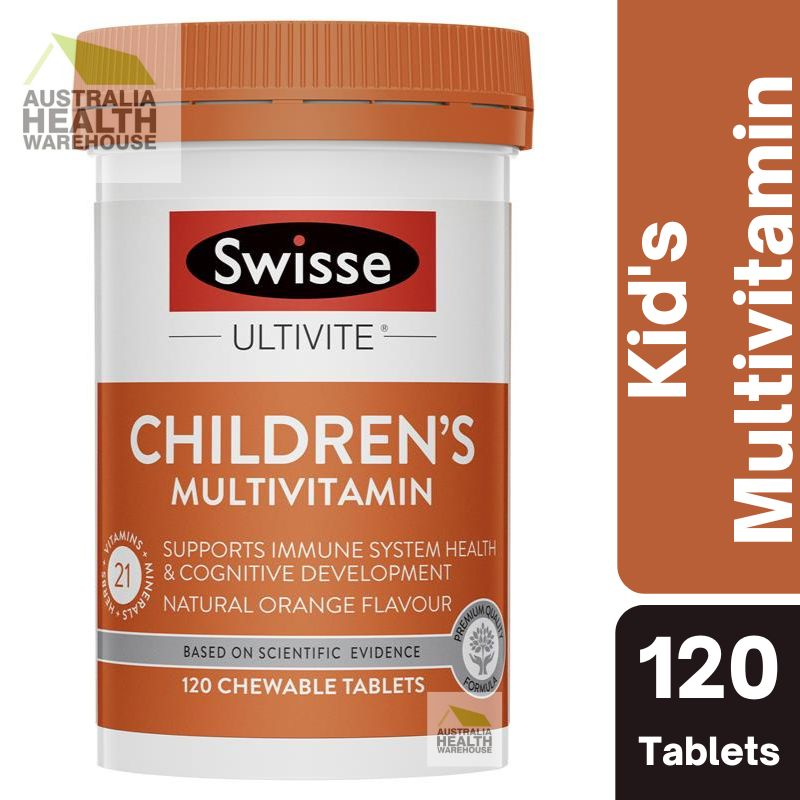 Swisse Children's Ultivite Multivitamin 120 Tablets May 2024