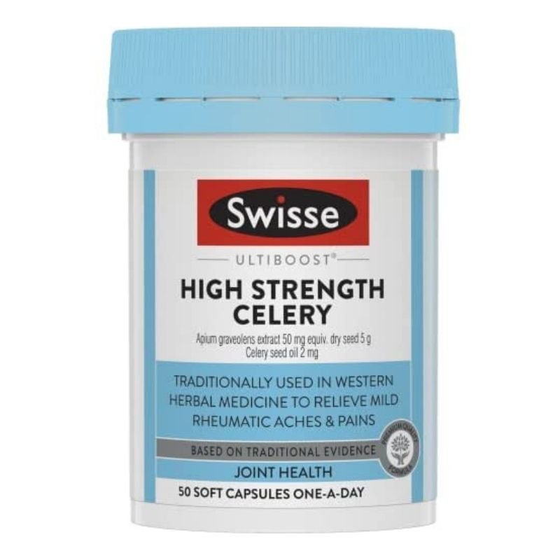 Swisse Ultiboost High Strength Celery 50 Capsules October 2024