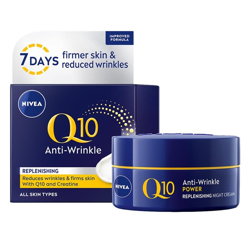 Nivea Q10 Anti-Wrinkle + Firming Night Cream 50mL
