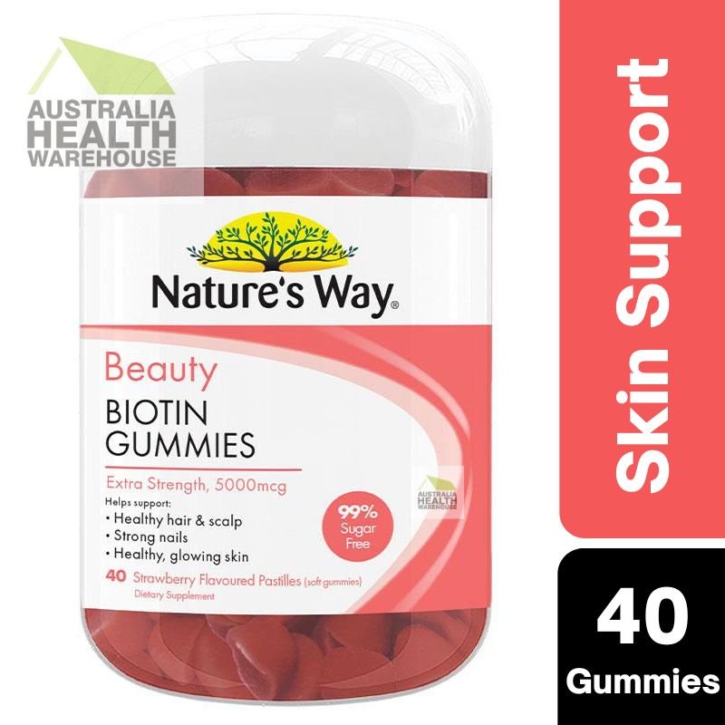 Nature's Way Beauty Biotin 40 Gummies May 2025