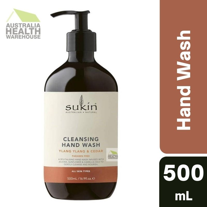 Sukin Cleansing Hand Wash Ylang Ylang & Cedar 500mL