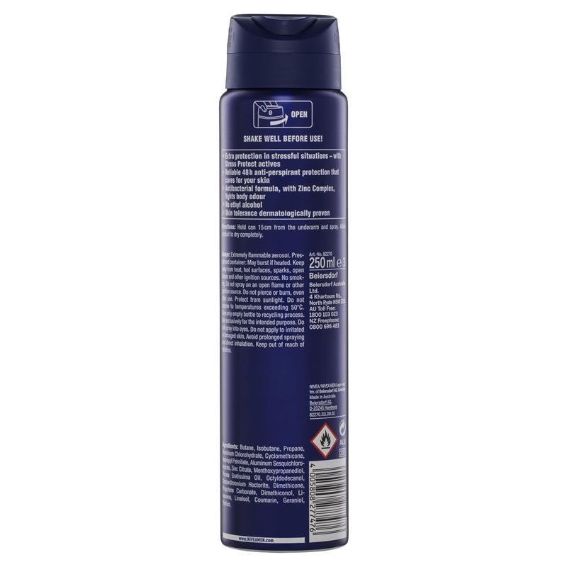 Nivea Men Stress Protect Antiperspirant Deodorant 250mL