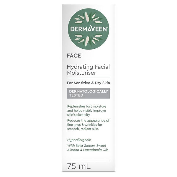 [Expiry: 04/2025] DermaVeen Hydrating Facial Moisturiser 75mL