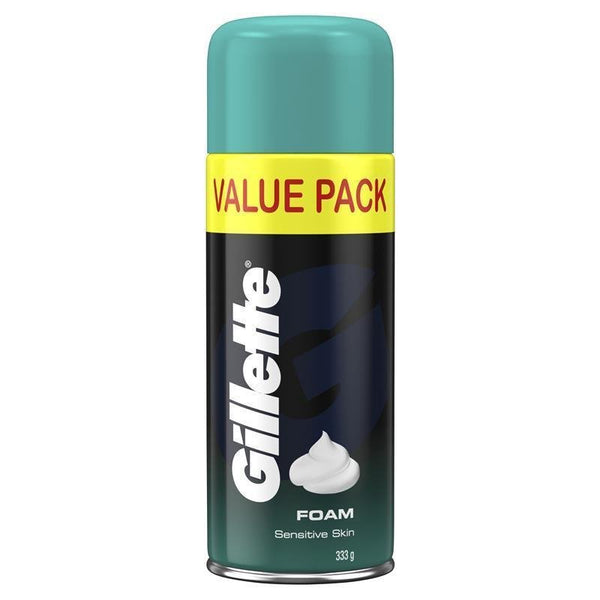 [Expiry: 09/2025] Gillette Shaving Foam Sensitive Value Pack 333g