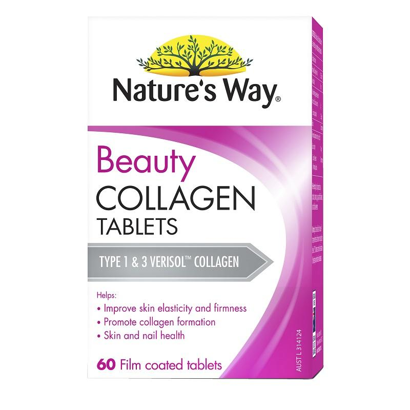 Nature's Way Beauty Collagen Booster 60 Tablets March 2025