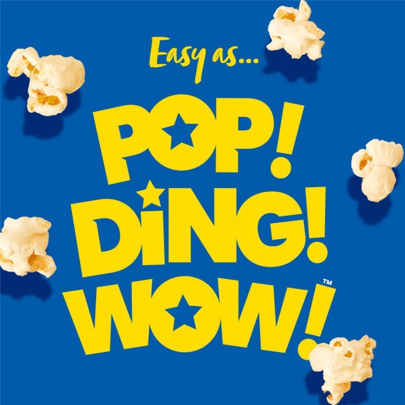 Poppin Microwave Popcorn Original Butter Flavour 100g [13 March 2024]